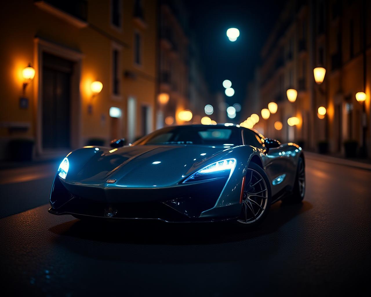 Auto di lusso lucidata professionalmente a Roma